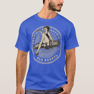 Old School Hot Rod Service and Repair Retro T-Shirt