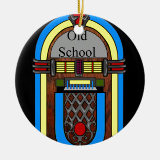 Old School Jukebox Ceramic Tree Decoration