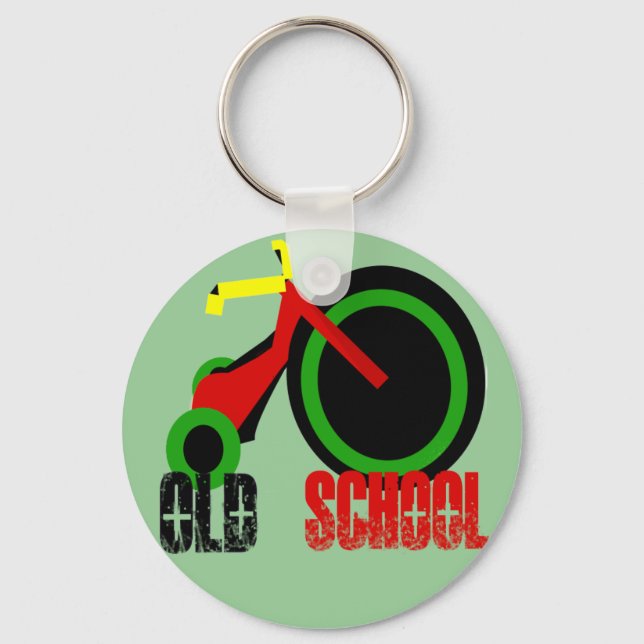 Old School Key Ring (Front)