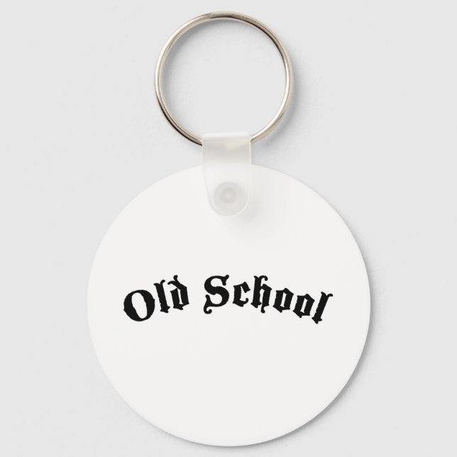 Old School Key Ring (Front)