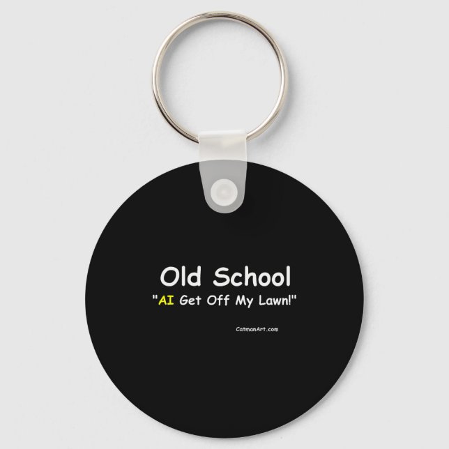 Old School  Key Ring (Front)