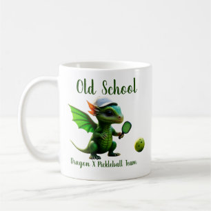 Old School Kids Dragon X Pickleball Team Tshirts Coffee Mug