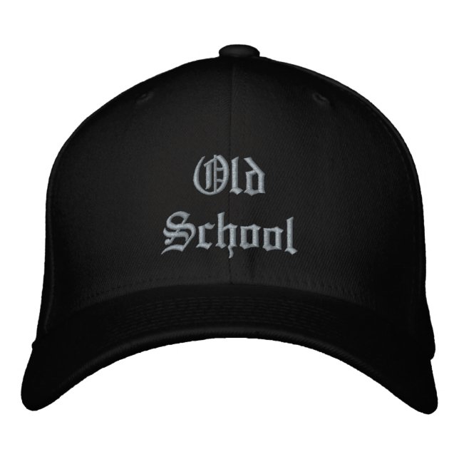 Old School Lowrider Oldschool Low Rider Music Embroidered Hat (Front)