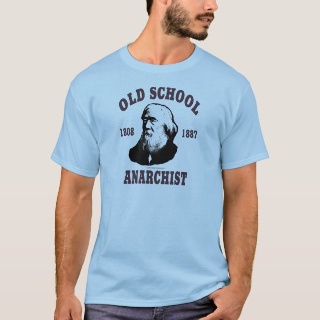 Old School -- Lysander Spooner T-Shirt (Front)
