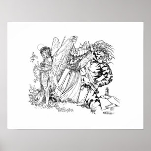 Old School Magic Mischief in the Mountains Poster