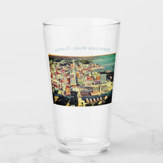 Old-school Miami, Florida (MIA) Downtown 1960s Glass (Front)