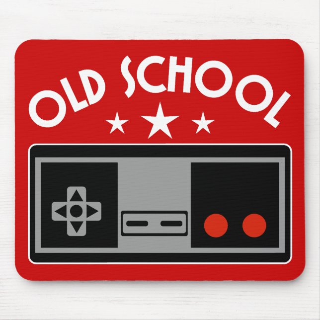 Old School Mouse Mat (Front)