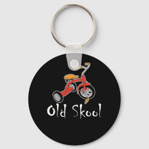 Old School Old Skool Tricycle Bike Trike Key Ring