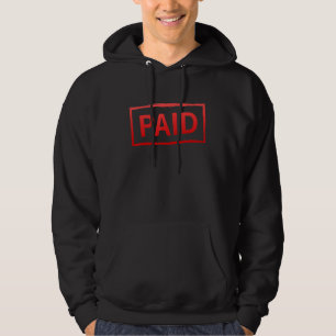 Old School Paid Hip Hop Rapper Vintage Rap Retro M Hoodie