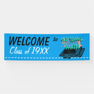 Old School Party and Class Customisable Banner
