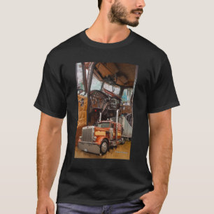 Old School Peterbilt Interior and Truck Classic T-Shirt