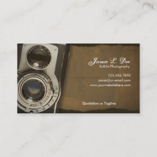 Old School Photography Business Card