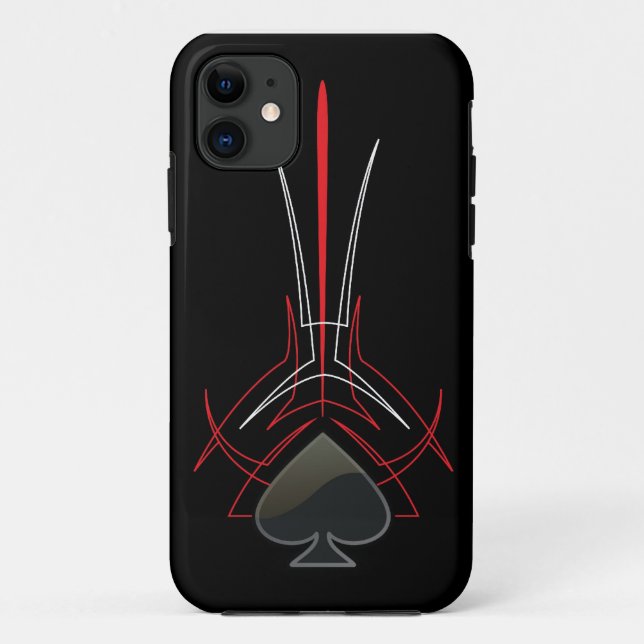 Old School Pinstriping Case-Mate iPhone Case (Back)
