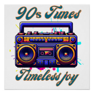 Old School Playlist Shirt Old School Playlist Poster
