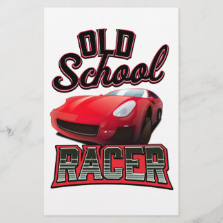 Old School Racer Logo Stationery