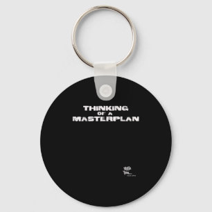 Old School Rap Hip Hop Merch Masterplan Quote 80s Key Ring
