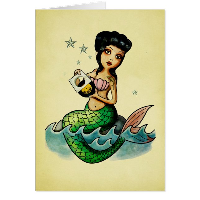 Old School Reggae Mermaid (Front)
