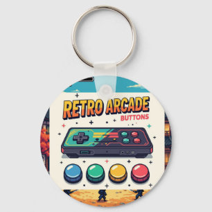 Old School - Retro Rewind Key Ring