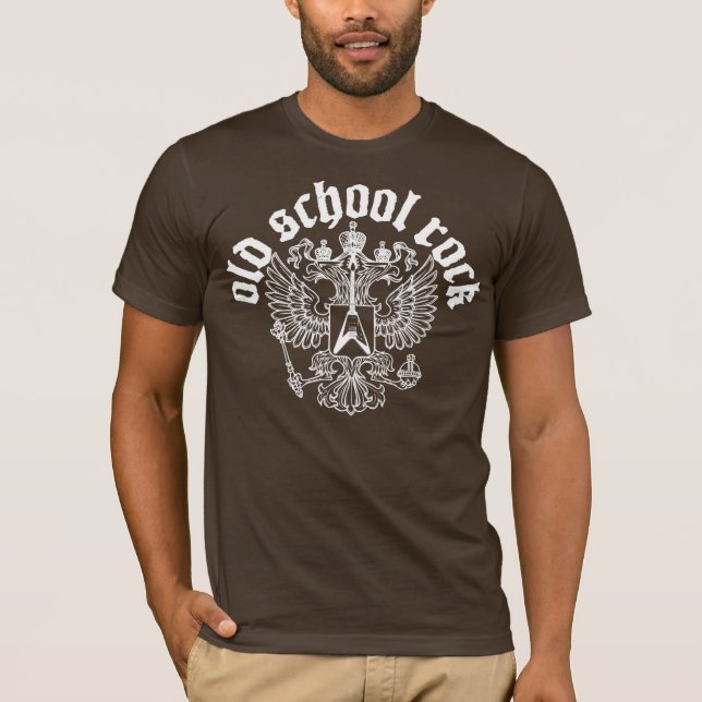 Old School Rock logo t-shirt (Front)