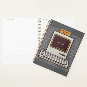 Old School Rules Retro Computer Game Over Planner