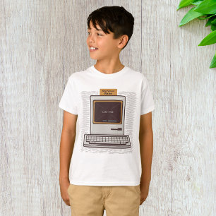 Old School Rules Retro Computer Game Over T-Shirt