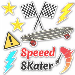 Old School Skateboard Stickers (Aesthetic Designs)