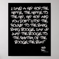 Old School Skool Rap Hip Hop Merch Lyric Quote 80s