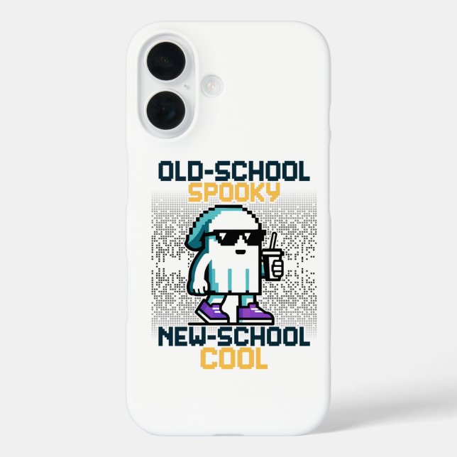 Old-School Spooky, New-School Cool Case-Mate iPhone Case (Back)