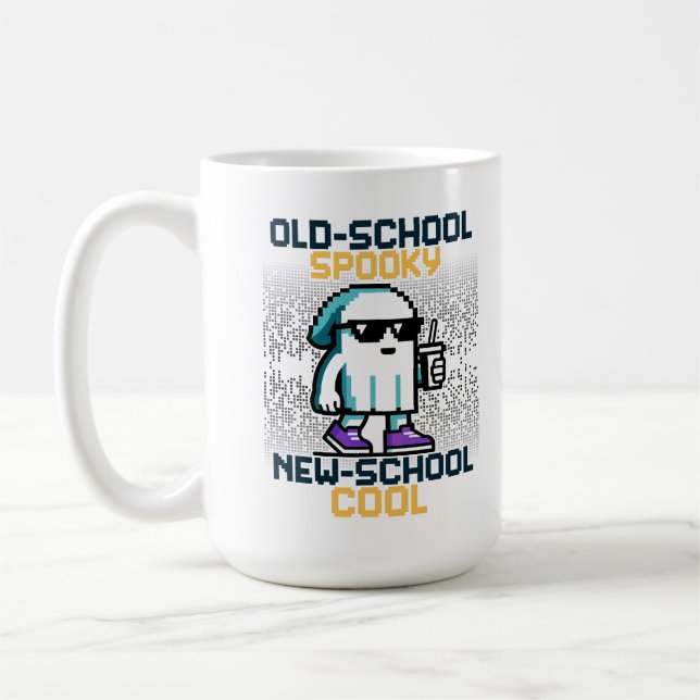 Old-School Spooky, New-School Cool Coffee Mug (Left)
