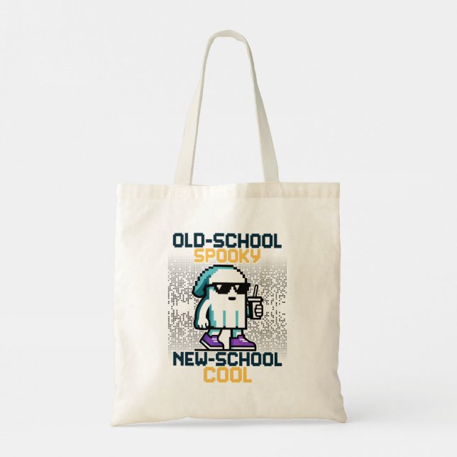 Old-School Spooky, New-School Cool Tote Bag (Back)