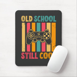 Old School Still Cool Retro Gamer Mouse Mat