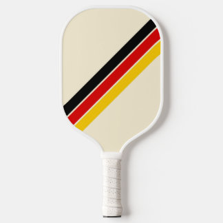 Old School Striped 70s 80s Retro Racing Stripes Pickleball Paddle
