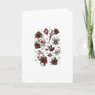 Old School Tattoo Card