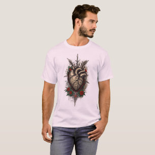 Old School Tattoo-Style Heart Tee