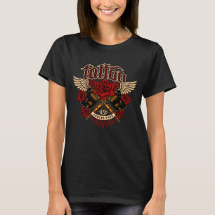 Old School Tattoo Sub Culture Roses Knuckles T-Shirt