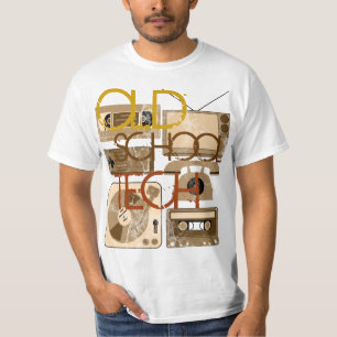 Old School Tech Sepia 80s T-Shirts