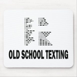 Old School Texting Mouse Mat