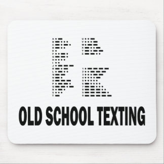 Old School Texting Mouse Mat
