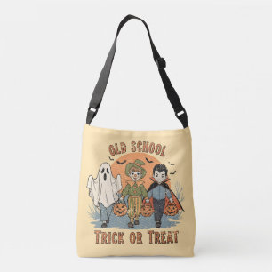Old School Trick or Treat – Vintage Halloween Kids Crossbody Bag