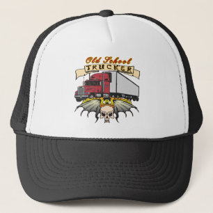 Old School Truck Driver Trucker Hat
