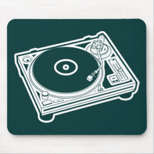 Old School Turntable Mouse Mat