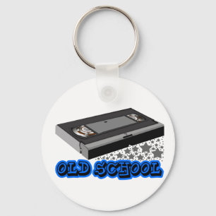 Old School vhs Key Ring