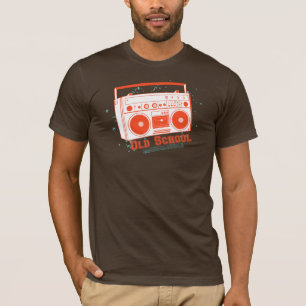 Old school vintage boombox men's t-shirt
