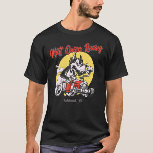 Old School Vintage Car Racing Rockabilly Dirt Trac T-Shirt