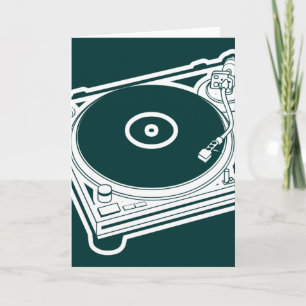 Old School Wax / Turntable Card