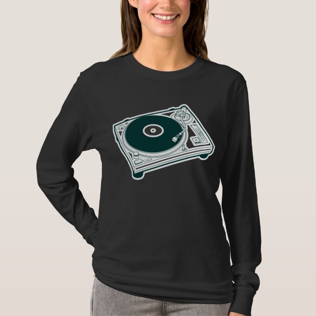Old School Wax / Turntable T-Shirt (Front)