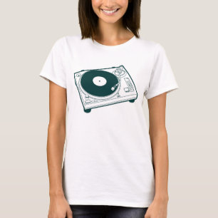 Old School Wax (Vinyl) Turntable T-Shirt