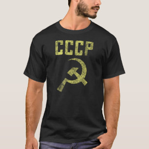 Old School Weathered Soviet CCCP Shirt