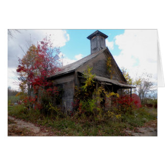 Old Schoolhouse in Autumn