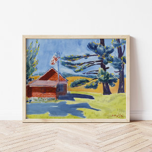 Old Schoolhouse, Ryders George Luks Poster